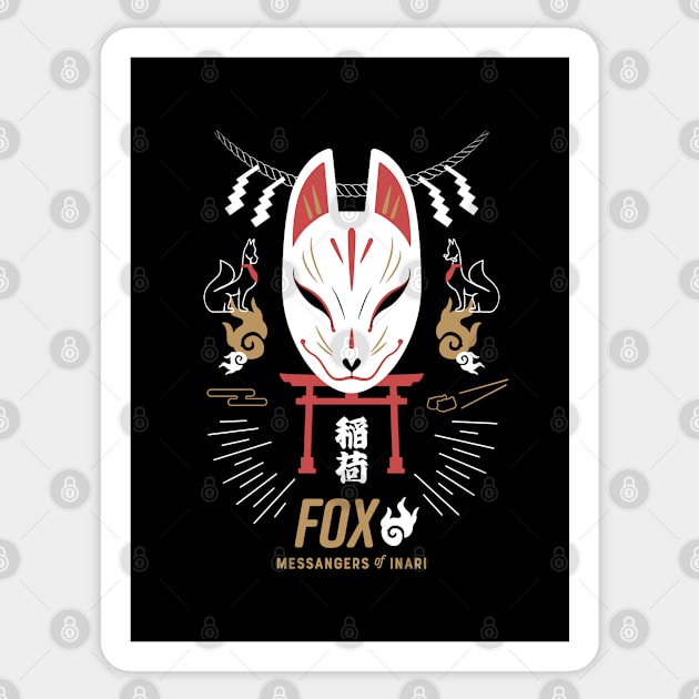 FOX - Messengers of INARI God Sticker by 9bd.esign